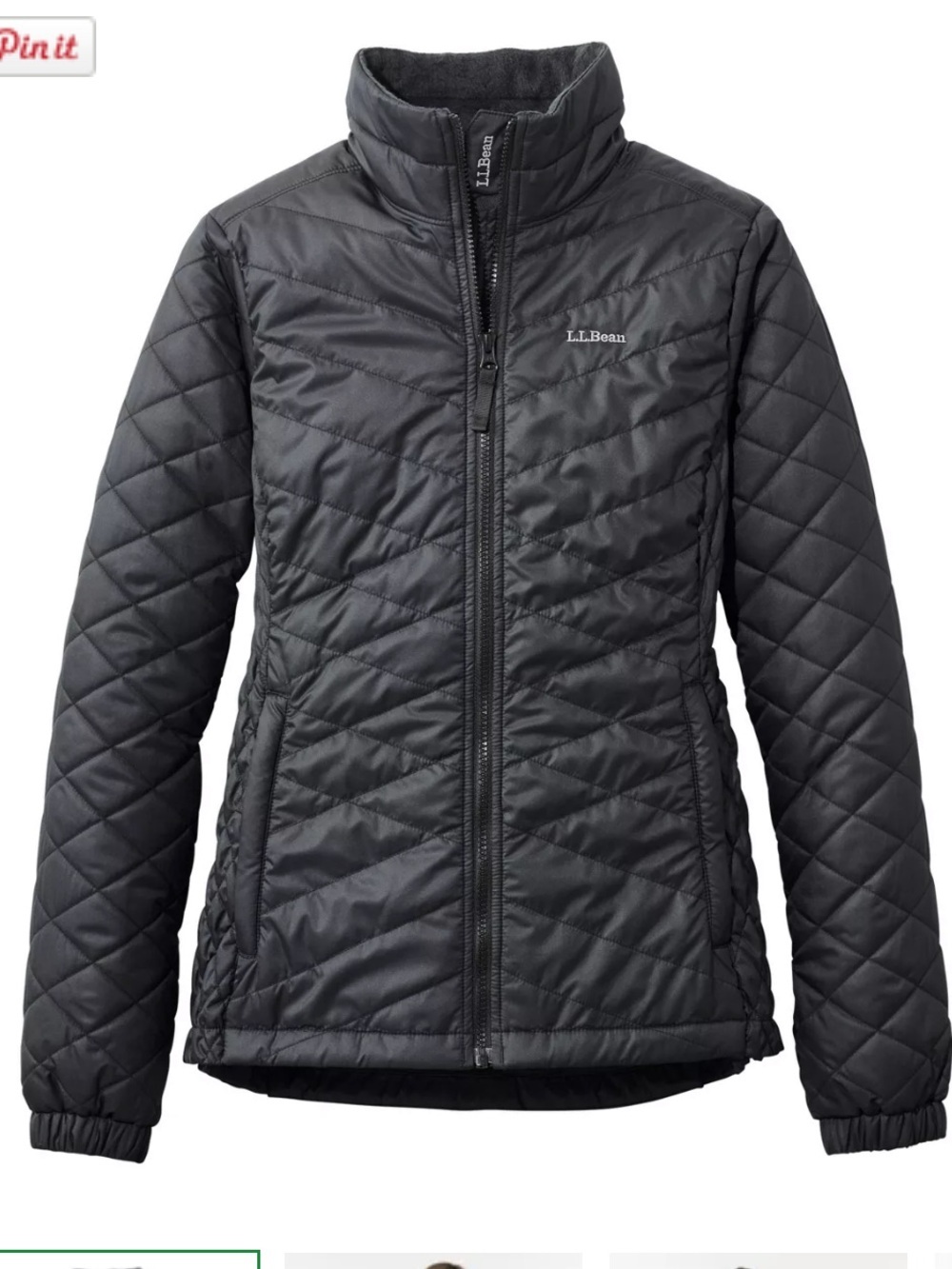 L.L.Bean Fleece-Lined PrimaLoft Jacket